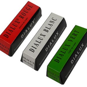 3 Pack 4 Oz Red Green White Dialux Compounds Jewelry Making Metal Polishing Cleaning Abrasive Finishing Set - POL-0144