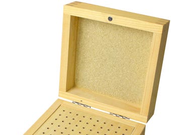 Bur Holder for 100 Burs Jewelry Making Tool Bench Top Organizer Storage Box - STRG-0065