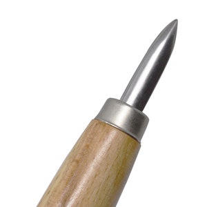 1&quot; Straight Blade Stainless Steel Burnisher Bezel Stone Setting Burnishing Jewelry Making Tool - CARV-0026