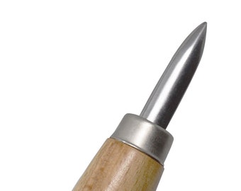 1" Straight Blade Stainless Steel Burnisher Bezel Stone Setting Burnishing Jewelry Making Tool - CARV-0026