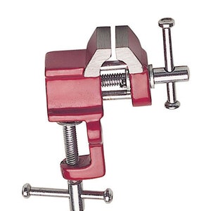 Bench Top Mini Clamp Type Vise Holder w/ 1" Jaws Jewelry Making Tool - VIS-214.10