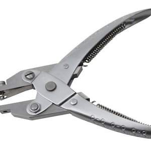 Parallel-Action Hole Punching Pliers Jewelry Making Metal Sheet Stock Cutting Tool