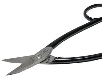 Curved Blade Shears with Scissor Handles Metal Sheet Template Pattern Cutting Jewelry Making Tool - 53.802