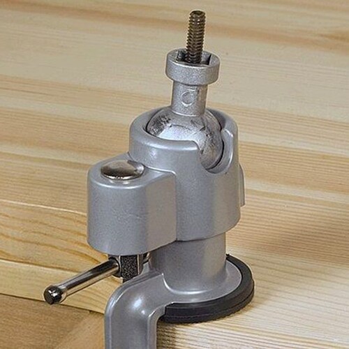 360° Swivel Bench Vise For Jewelry Making – Includes Mandrel For Ring Forming