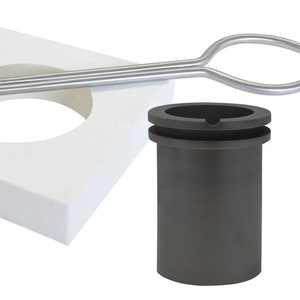 100 Oz Deluxe TableTop QuikMelt Topper Kit Tongs Flange Crucible Jewelry Making Metal Furnace Kiln Tools - FUR-0130