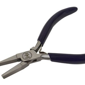 5-1/4" Flat Nose & Half Round Forming Ring Bending Metal Wire Shaping Pliers - PLR-0122