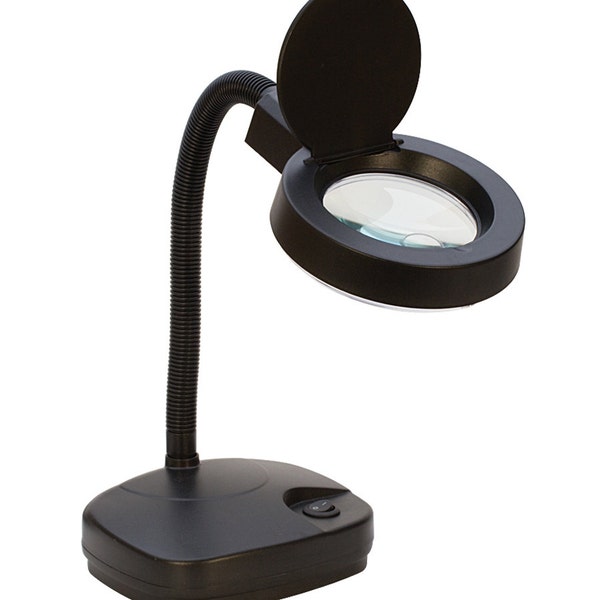 5X Magnifying Gooseneck Lamp with a 3-1/2" Lens Jewelry Inspection Portable Bench Tool Adjustable Lamps - LMP-120.00