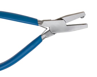 Dimple Forming Pliers - 7 MM with Blue Handle Jewelry Making Metal Forming Pliers