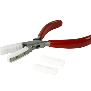 Tube Holding Pliers w/ Non-Marring Nylon Jaws Jewelry Making Wire Bending Metal Forming Repair Tool - PLR-0086