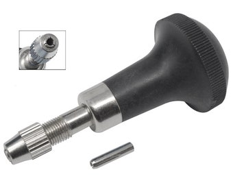 Proops Setting Tube Holder//Pin Vice Vise Set With Wood Handle and 7 Collets 1//32 to 1//4 M9273 Free UK Postage.
