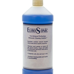 JTS Ultrasonic Cleaner Solution Cobalt Blue 8 oz. Cleaning Jewelry & Compounds