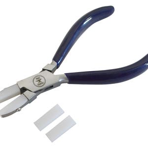 5-3/4&quot; Thin Nose Nylon Jaw Wire Straightening Jewelry Making Pliers - PLR-0139