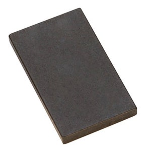 2&quot; x 1-1/2&quot; Black Glass Test Stone (Economy) Jewelry Making Metal Karat Purity Value Testing Tool - TES-720.00