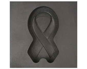 Memorial Ribbon 3D Graphite Ingot Mold for Precious Metal Casting Gold Silver Copper Melting