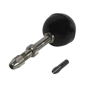 Pin Tong Vise w / Plastic Handvat en 1 Extra Collet Jewelry Reparatie Boor Bit Naald Bestand Soldeer Draadhouder Watchmaking Tool - DRIL-0026