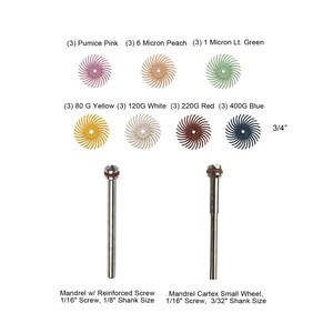 24-Pack Fiberglass Scratch Brush Refills - Metal Finishing & Polishing Tools For Jewelry Making