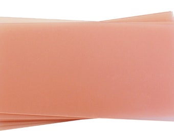 Ferris 3" x 6" Soft Pink Flexible Wax Sheets 20 Gauge Jewelry Making Waxworking Casting - 59-1134