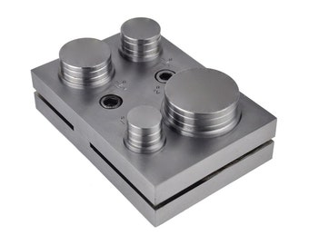 Large 4 Piece 1"-2" Circle Round Disc Disk Cutter Punch Tool For Stamping Blanks Gold Silver Metal Coins Jewelry Making Tool