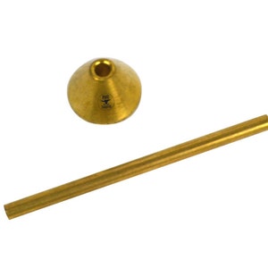 Brass Mandrel Sprue Former Jewelry Wax Injection Casting Mold Tool - CAST-0086