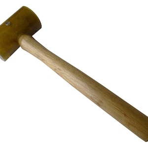 2&quot; x 3-1/2&quot; Rawhide Mallet Jewelry Making Repair Metal Forming Hammer - 37.726