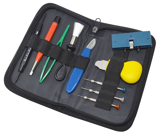 10-Piece Watch Battery Changing Repair Kit Watchmaking Repair Supplies Set - WAT-0025