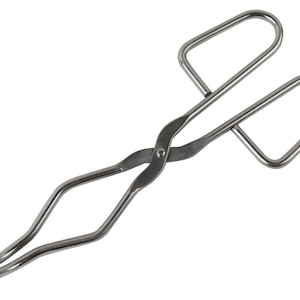 7&quot; Stainless Steel Flask Beaker Tongs Precious Metal Casting Gold Melting Crucible Tongs - TONG-0044