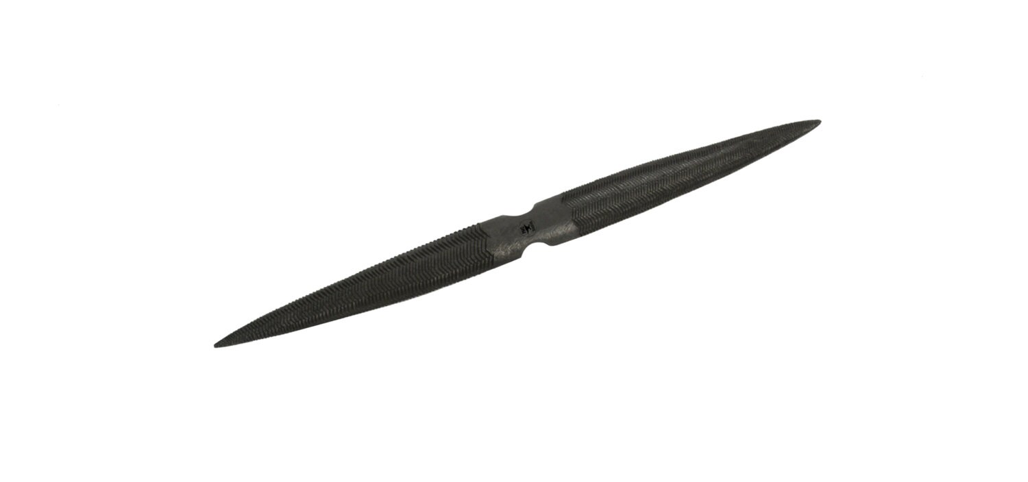 8 Inch Carbon Steel Double Ended Flat and Half Round Wax Carving File 8 Inch Carbon Steel Double Ended Flat and Half Round Wax Carving File