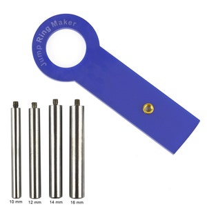 Jump Ring Maker Kit - 10 mm, 12 mm, 14 mm, 16 mm Jewelry Tool - JUMP-0002
