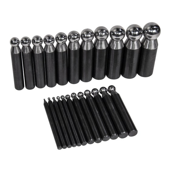 Steel Doming/Dapping Punch Set (Set of 24)