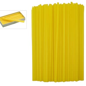 8 oz Box of Yellow Sprue Wax 6 Gauge 4.12 mm Jewelry Pattern Making Investment Wax - WAX-312.06