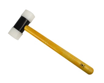 Nylon Hammer 1-1/2" Face Hammer w/ Removable Heads for Jewelry Making Metal Forming Tool - HAM-0019