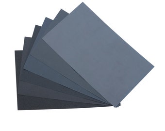 Papier ścierny na mokro/sucho 9" x 11" 320 Grit - 10 arkuszy Biżuteria Ceramika Szkło Kamień Metal Materiały ścierne - ABR-500.20