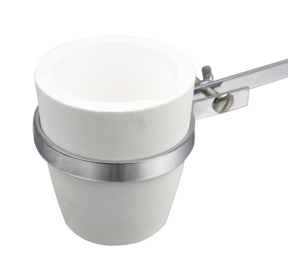 Buy 1000 Gram Melting Crucible and Handle Holder Adjustable Fly
