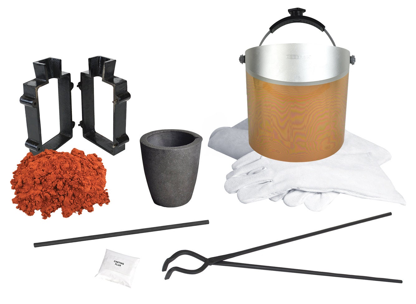 Sand Casting Kit 2 Kg & Flask for Metal Casting delft Style Gold Silver  Bronze -  Norway