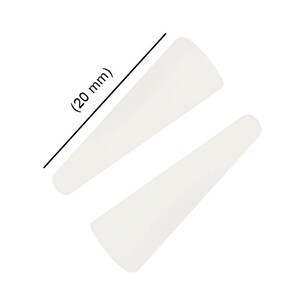 Pair of 20 MM Long Replacement Non-Marring Nylon Plastic Jaws For Round Nose Pliers Jewelry Tool - PLR-0072