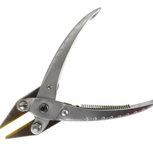 Parallele Zange mit messinggefütterten Kiefern Schmuckherstellung Metallformwerkzeug - PLR-0069