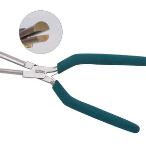Medium Half Round Wubbers Pliers Mandrel Wire Work Coiling Jewelry Making Tool - PLR-1670