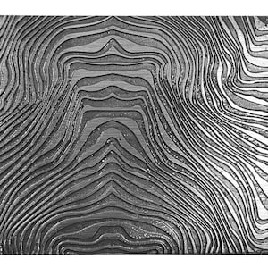 Texture Plate Pattern Plate for Press or Rolling Mill Style 22 Wavy Lines Stripes FORM-0310