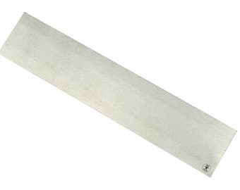 Lámina de soldadura de plata blanda, tamaño 0,010" x 1" x 5 DWT, herramienta para la fabricación y reparación de joyas - VENDIDO-0069