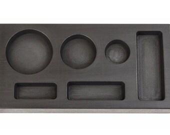 5 Troy Ounce Silver Rectangle Graphite Ingot Mold – Casting & Melting Refining Metal By PMC Supplies