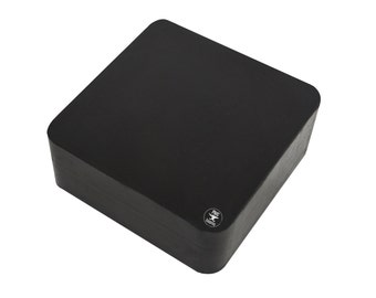 2-1/2" x 2-1/2" x 1" Banco de goma para joyero Superficie de trabajo con bloque de pulido - FORM-0086