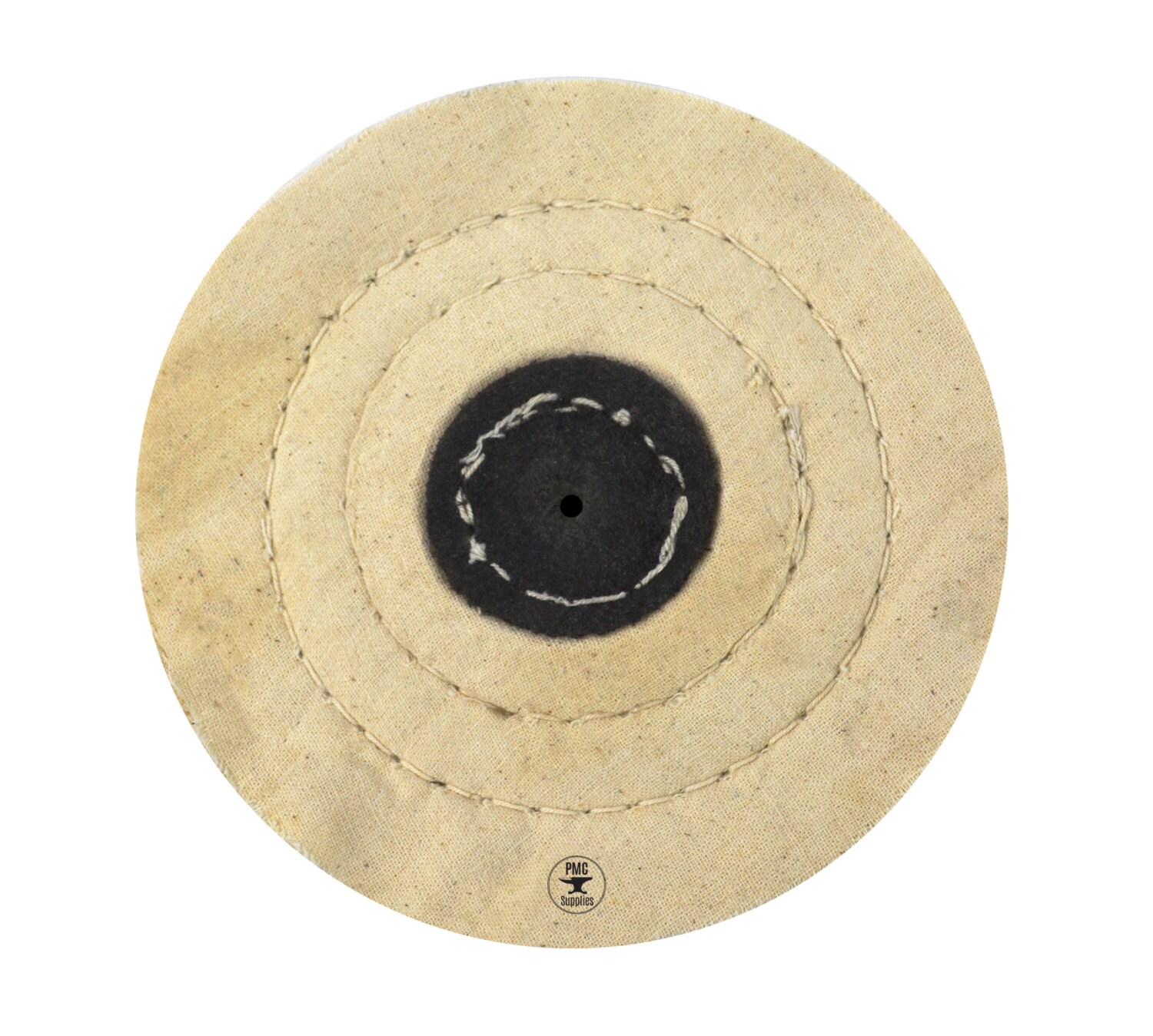 Centro In Pelle Con Ruota In Calicò Non Sbiancato, 50 Pieghe, Lucidatura, Mop, Gioielliere, Scegliere 4, 5 O 6" - Italia - Foto 2