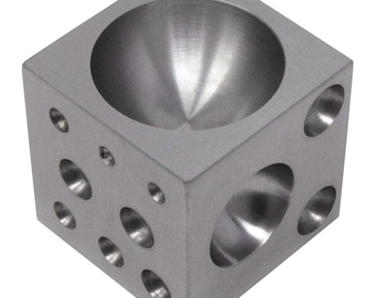 2" Steel Dapping Doming Block Jewelry Making Metal Forming Shaping Bending Bead Tool FORM-0255