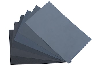 9 "x 11" 600 Grit Nat / Droog Schuurpapier - 10 Vellen Sieraden Het Maken van Keramisch Glas Steen Metaal Afwerking Schuurmiddelen - ABR-500.30