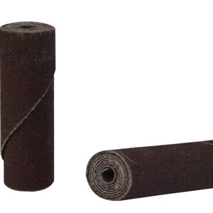 25 / Pk 1-1 / 2 &quot;x 1/2&quot; Fine 180 Grana Alluminio Ossido Di ossido Rotoli Gioielli Che fanno abrasivi per la lucidatura dei metalli