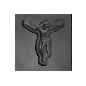 Jesus Christ Religious 3D Graphite Ingot Mold for Precious Metal Casting Gold Silver Copper Aluminum Melting