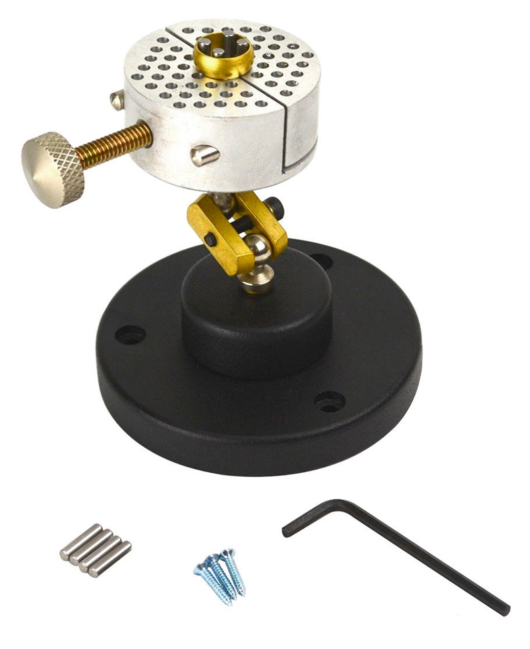 Universal Aluminum Work Holder Peg Clamp Base Jewelry Making