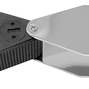 Eye Loupe 20X Triplet (21MM) Chrome With 6 Light And Rubber Grip - INSP-0030