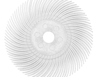 White 3M Micron Radial Disc - 3", 120 Grit
