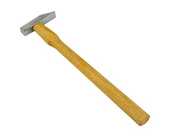 TruStrike Raising Hammer – Small Rectangular Face, 4-1/2 Inch Head Length, For Metal Texturing & Forming